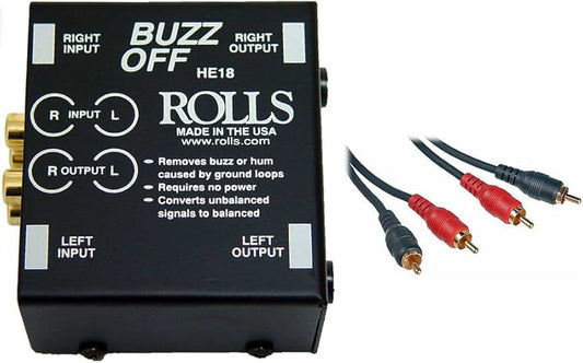 Hum and Buzz Remover with Dual Audio Cable
