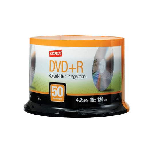 623598 4.7Gb DVD+R Spindle 50/Pack (13163)
