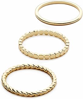 Dainty 14K Gold Filled Stacking Ring for Women