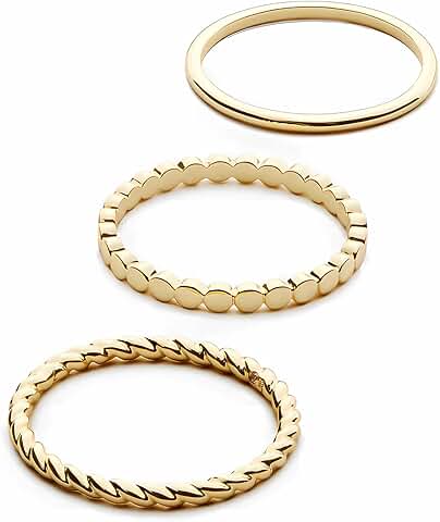 Dainty 14K Gold Filled Stacking Ring for Women