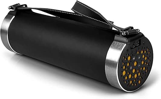 Portable Bluetooth Boombox with Radio and Stereo Sound