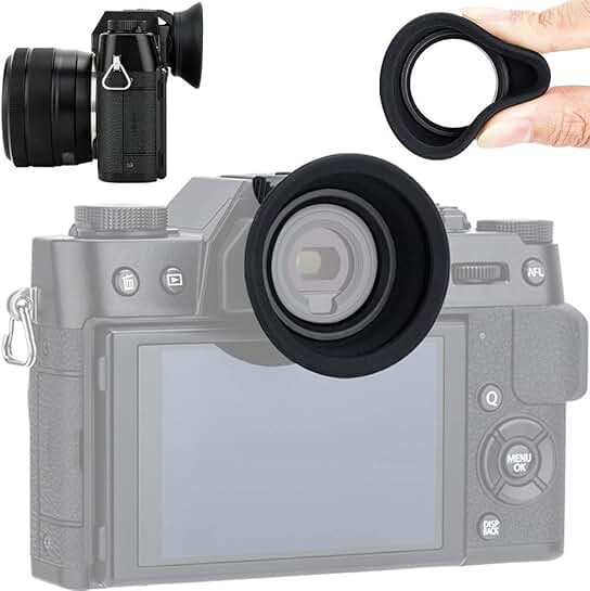 Soft Silicon Camera Viewfinder Eyecup for X-T30II, X-T30 II, X-T20, X-T10