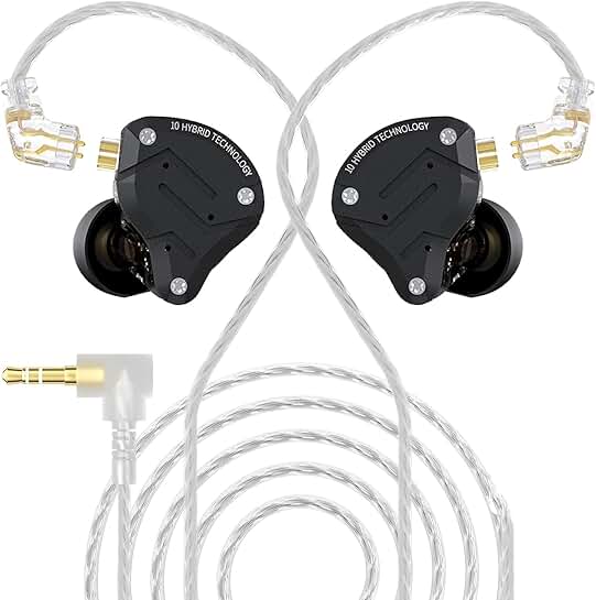Wired In-Ear Monitor Earphones with 5 Drivers