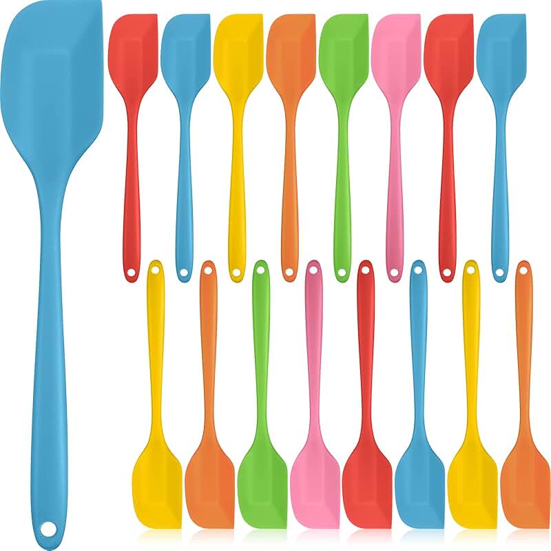 24 Silicone Spatulas, 11 Inch, Heat Resistant, Dishwasher Safe
