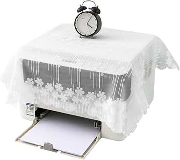 Vintage Floral Lace Dust Cover for Printer