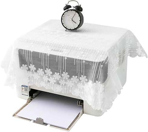 Vintage Floral Lace Dust Cover for Printer