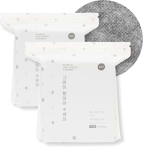 Gray One Day Scrubber Dishcloths, 2 Pack