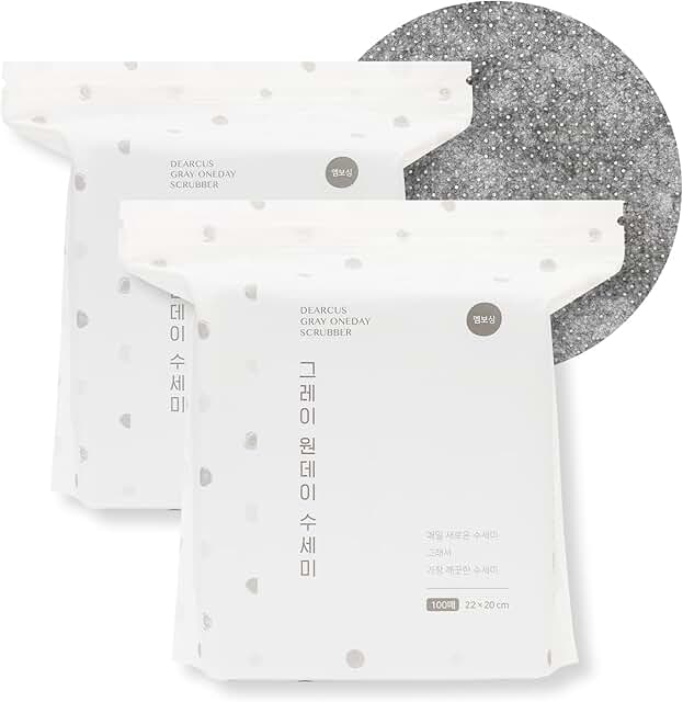 Gray One Day Scrubber Dishcloths, 2 Pack
