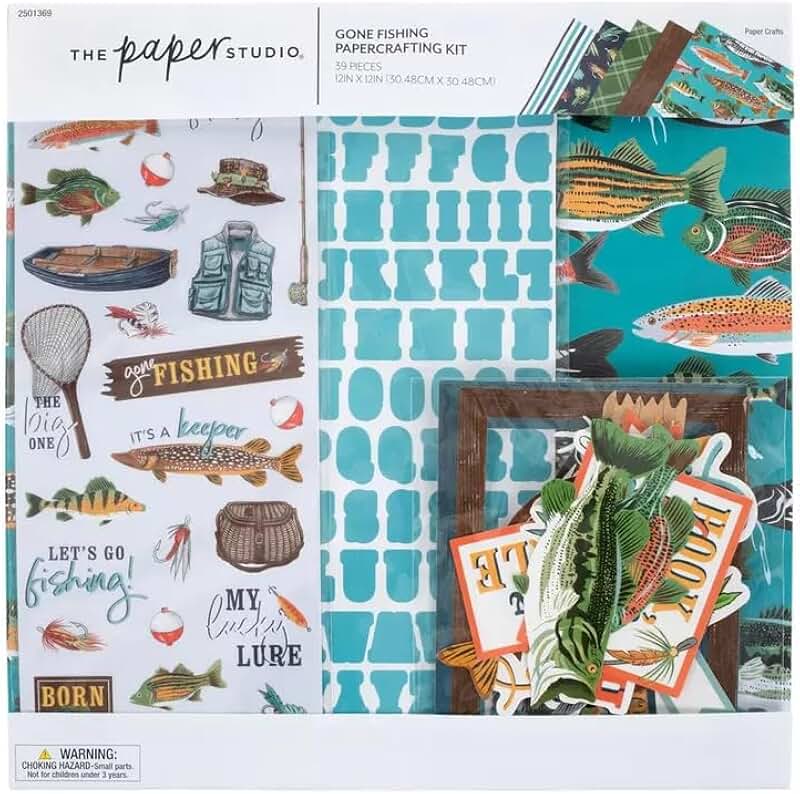 Tree House Studio Gone Fishing Paper Craft Kit