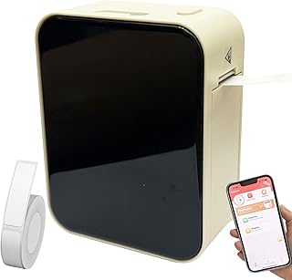Portable Bluetooth Label Maker with App and Waterproof Label