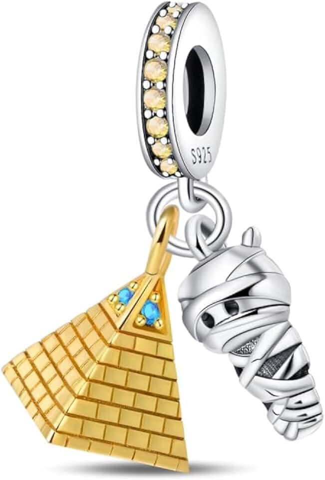 Sterling Silver World & Travel Charm Bead for Jewelry