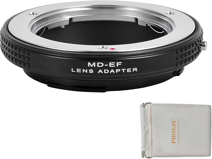 Manual Focus Macro Lens Adapter for Minolta to Canon EOS