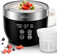Automatic Yogurt Maker with Strainer and Timer