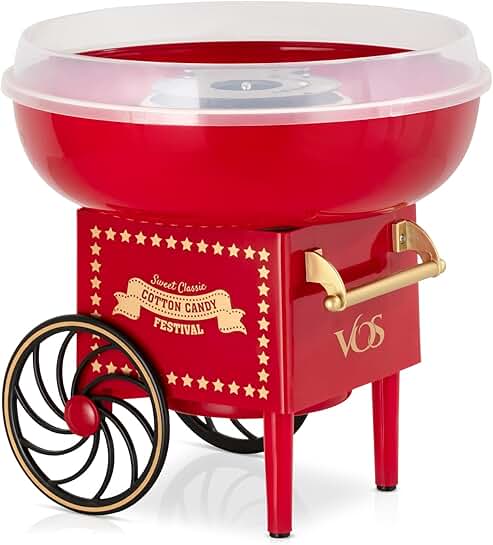 Mini Cotton Candy Machine with Sticks and Scoop