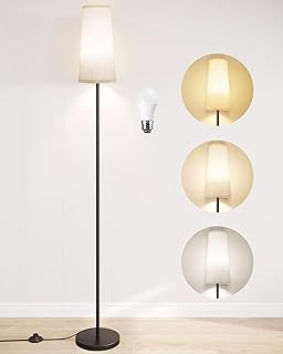 Tall Floor Lamp with 9W LED and 3 Color Settings