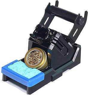 Advanced Heat-Resistant Soldering Iron Holder with Storage