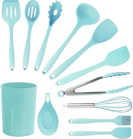 12-Piece Heat-Resistant Silicone Cooking Utensil Set