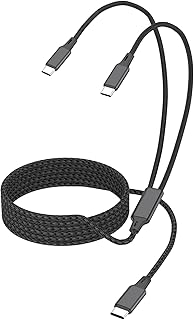 6.6FT 2-in-1 USB-C Charging Cable