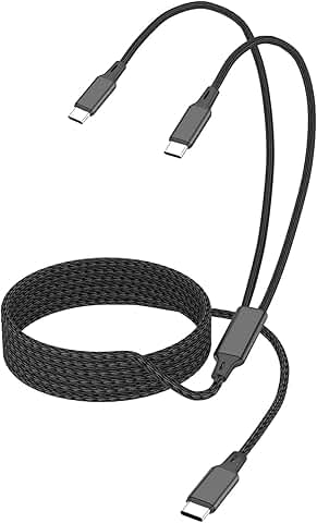 6.6FT 2-in-1 USB-C Charging Cable