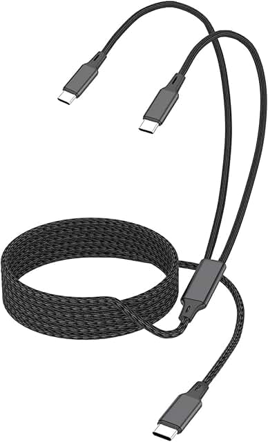 6.6FT 2-in-1 USB-C Charging Cable
