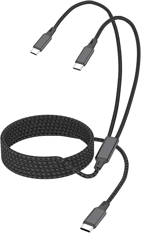 6.6FT 2-in-1 USB-C Charging Cable
