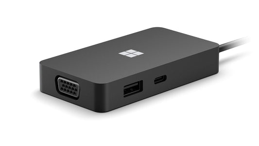 USB-C travel hub with multiple ports