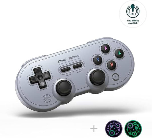 Wireless Bluetooth Game Controller with Hall Effect Joystick