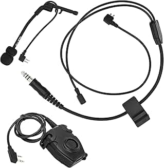 Y Cable Connector for Tactical Headset PTT Adapter