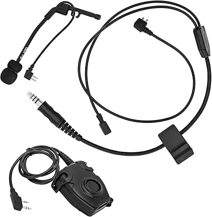 Y Cable Connector for Tactical Headset PTT Adapter