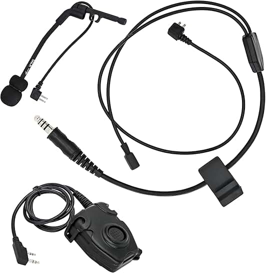 Y Cable Connector for Tactical Headset PTT Adapter