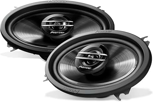 Pair 4x6 2-Way Car Speakers, 210W Max, Clear Sound