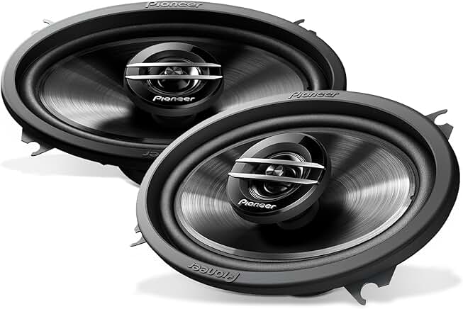 Pair 4x6 2-Way Car Speakers, 210W Max, Clear Sound