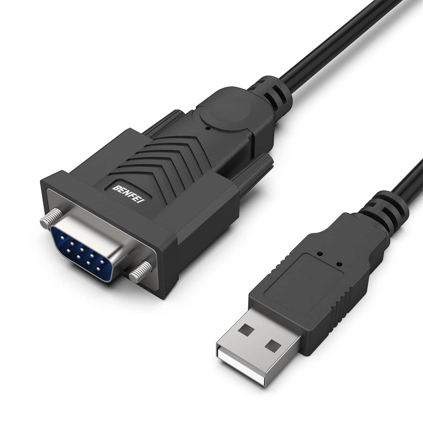 USB to Serial Adapter, USB to RS-232 Male (9-pin) DB9 Serial Cable, Prolific Chipset, Windows 10/8.1/8/7, Mac OS X 10.6 and Above, 1.8M