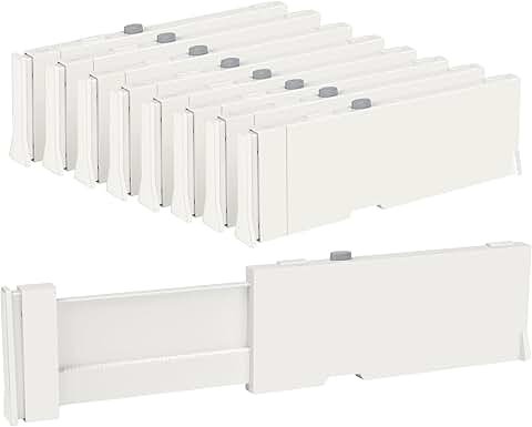 25 Clear Plastic Drawer Organizers and Dividers Set