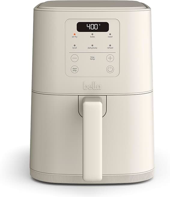 4-Quart Slim Air Fryer with Adjustable Temp
