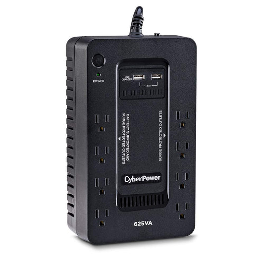 ST625U Standby UPS System, 625VA, 8 Outlets, 2 USB Ports