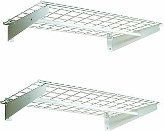 Heavy Duty Steel Wall Garage Shelving, 36x18 Inches