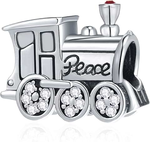 Silver Travel Charm for Women Bracelets