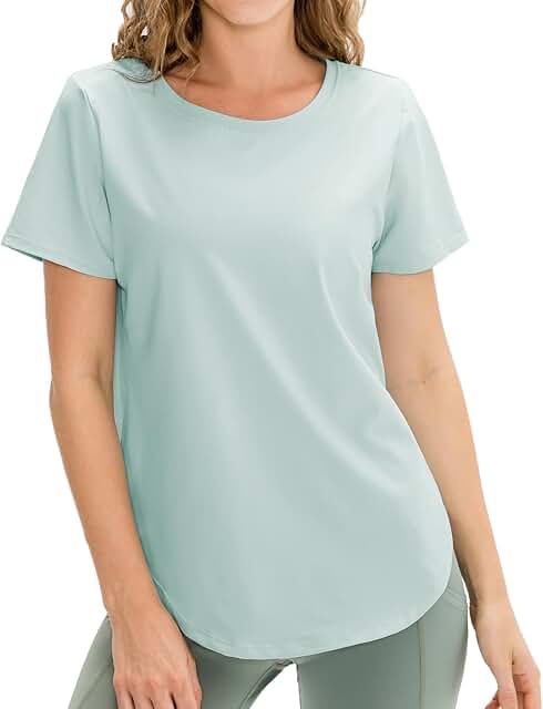 Women's Short Sleeve Athletic Yoga Shirt