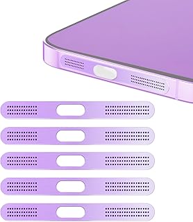Purple 5-Pack Phone Speaker and USB C Dust Plugs