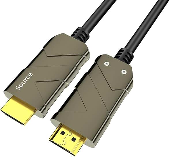 8K Fiber Optic HDMI Cable 100ft, 48Gbps, HDR, eARC