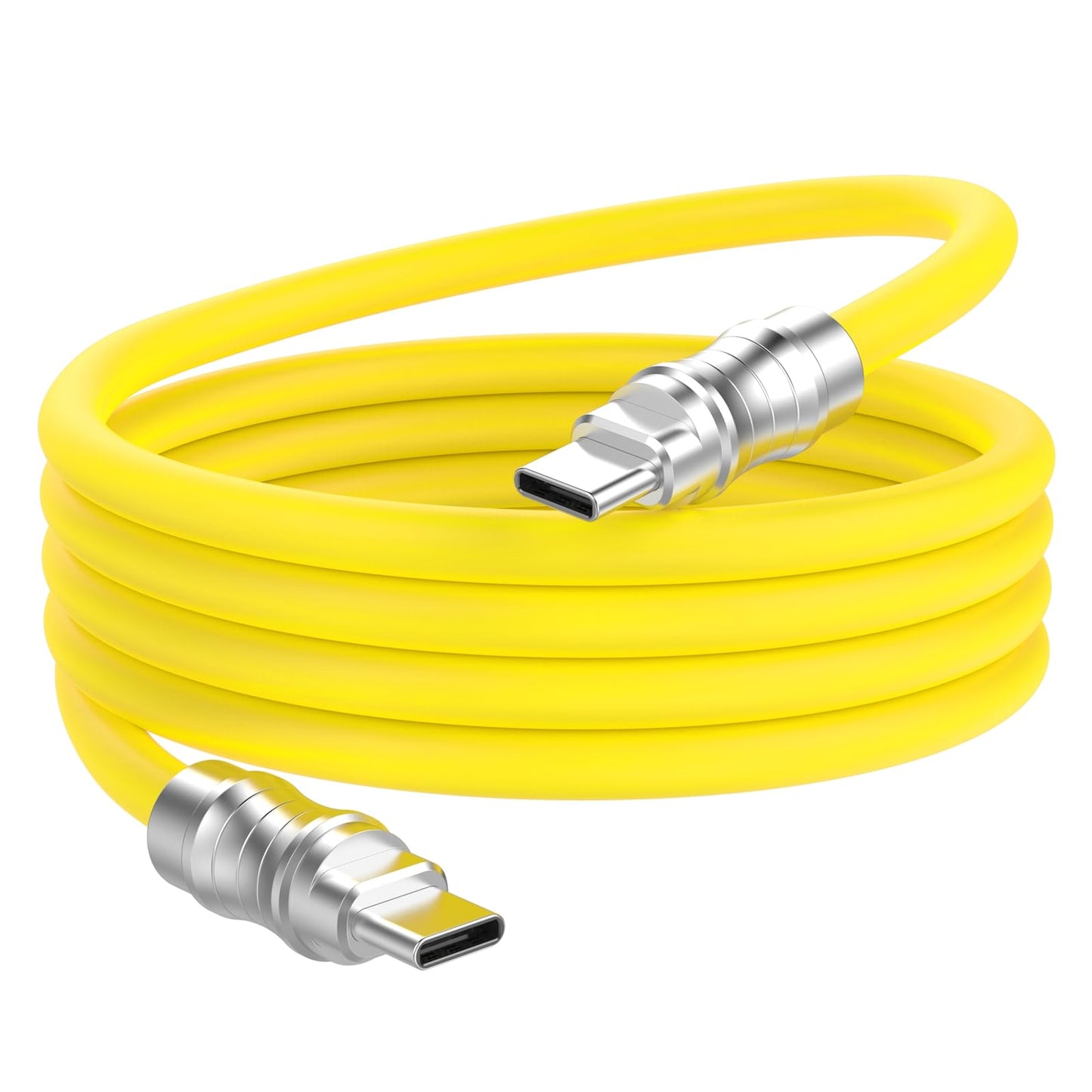 Flexible 1.6FT USB C to USB C Silicone Cable for Fast Charging