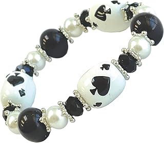 Poker Card Beaded Bracelet for Women
