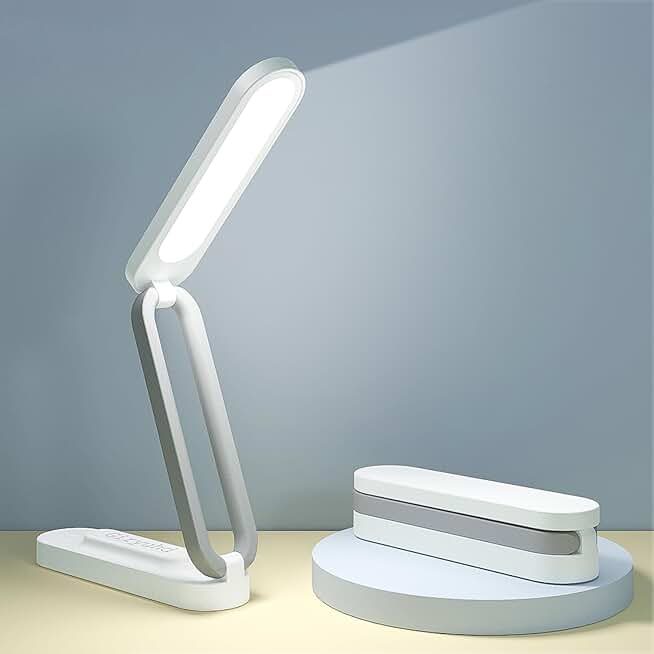 Rechargeable Foldable LED Desk Lamp with 3 Brightness Levels
