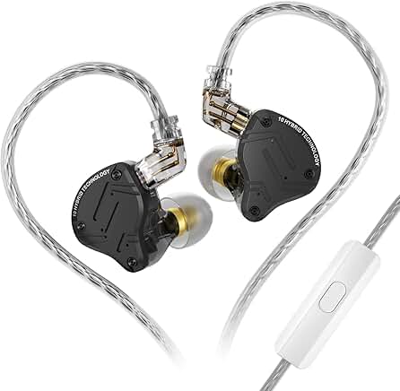 In-Ear Monitor Headphones with 4BA+1DD Drivers