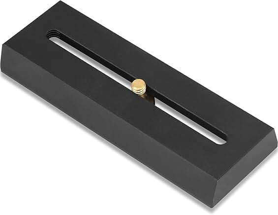Short Aluminum Prism Rail with Screw, 120mm