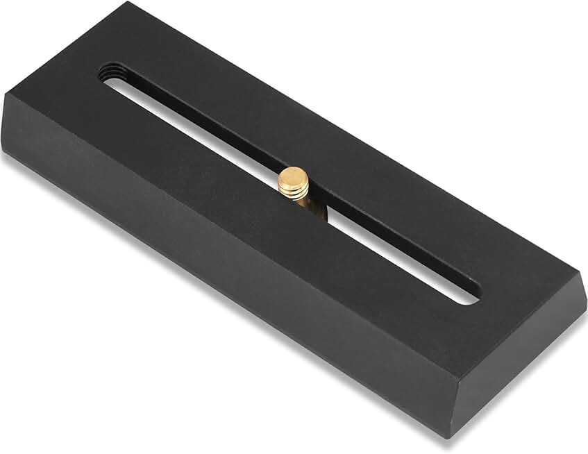 Short Aluminum Prism Rail with Screw, 120mm