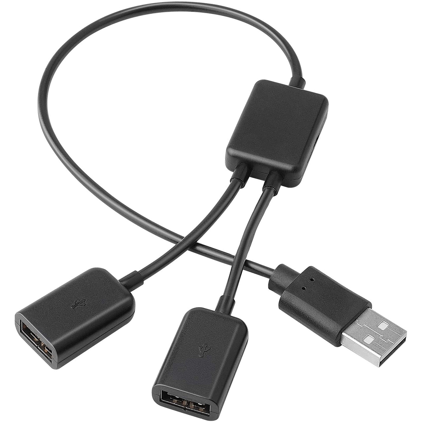 USB Y Splitter Cable for Data and Power