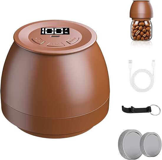 Electric Mason Jar Vacuum Sealer Kit for Food Storage