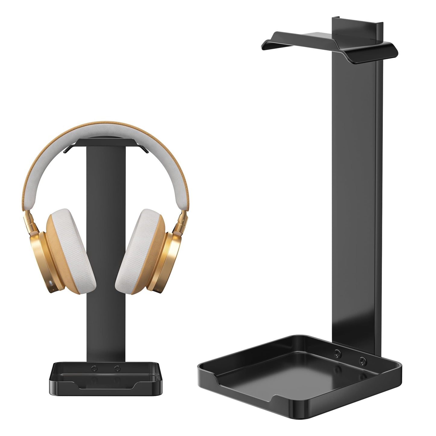 Metal Headphone Stand with Storage